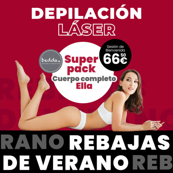 oferta julio depilacion laser cuerpo completo mujer
