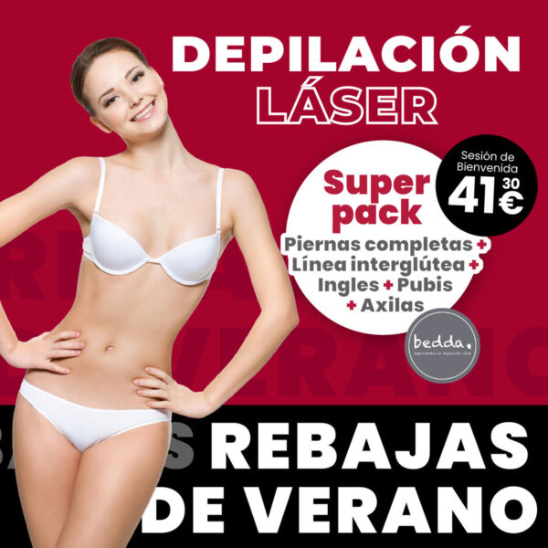 oferta julio depilacion laser piernas completas interglutea ingles pubis axilas mujer