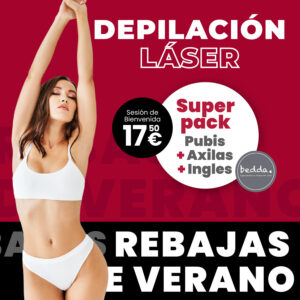 oferta julio depilacion laser pubis axilas ingles mujer