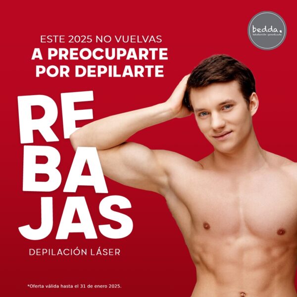 oferta de enero depilacion laser espalda axilas hombre