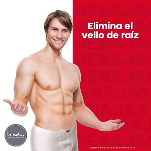 oferta de enero depilacion laser piernas ingles pubis hombre